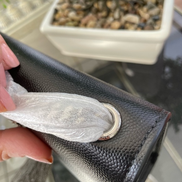 ⭐️SOLD⭐️Saint Laurent Black Kate Silver Hwr Bag with a tassel - Picture 4 of 7